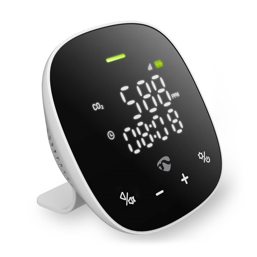 Viedais gaisa kvalitātes monitors ar LED ekrāns SmartLife Wi-Fi