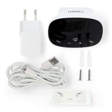 Viedais gaisa kvalitātes monitors ar LED ekrāns SmartLife Wi-Fi