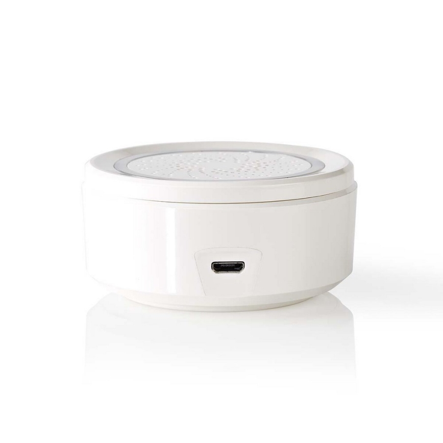 Nedis WIFISI10CWT − Wifi Trauksmes sirēna / zvana melodija / 5V 8dB