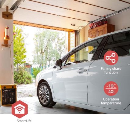 Viedais garāžas durvju slēdzis SmartLife Zigbee Tuya