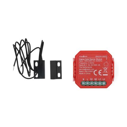 Viedais garāžas durvju slēdzis SmartLife Zigbee Tuya