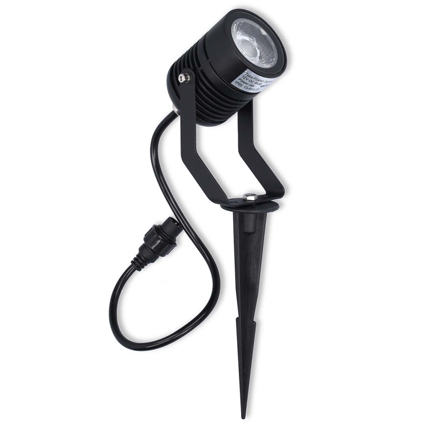 Komplekts 3 gab. LED RGBW regulējamas āra lampas SmartLife LED/3W/230V IP65 Wi-Fi Tuya melnas