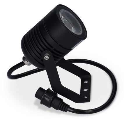 Komplekts 3 gab. LED RGBW regulējamas āra lampas SmartLife LED/3W/230V IP65 Wi-Fi Tuya melnas