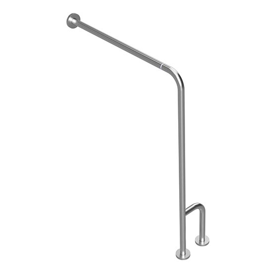 Nerūsējošā tērauda atbalsta rokturis, 23 x 86,6 cm, sudraba