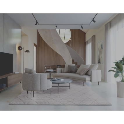 Neslīdīgs paklājs MODENA NEW 120x160 cm gaiši pelēks