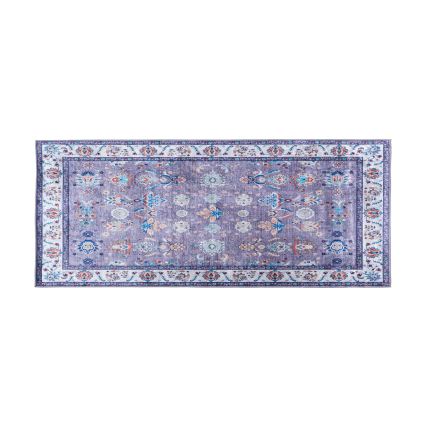 Neslīdošs orientālais paklājs PRINT SHINE 70x140 cm zils