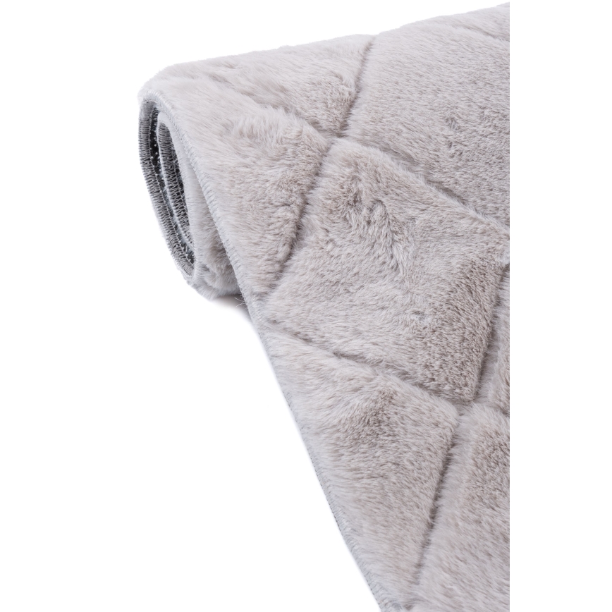 Neslīdošs paklājs MODENA NEW 80x140 cm gaiši pelēks