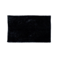 Neslīdošs vannas istabas paklājs CHENILLE 50x80 cm melns
