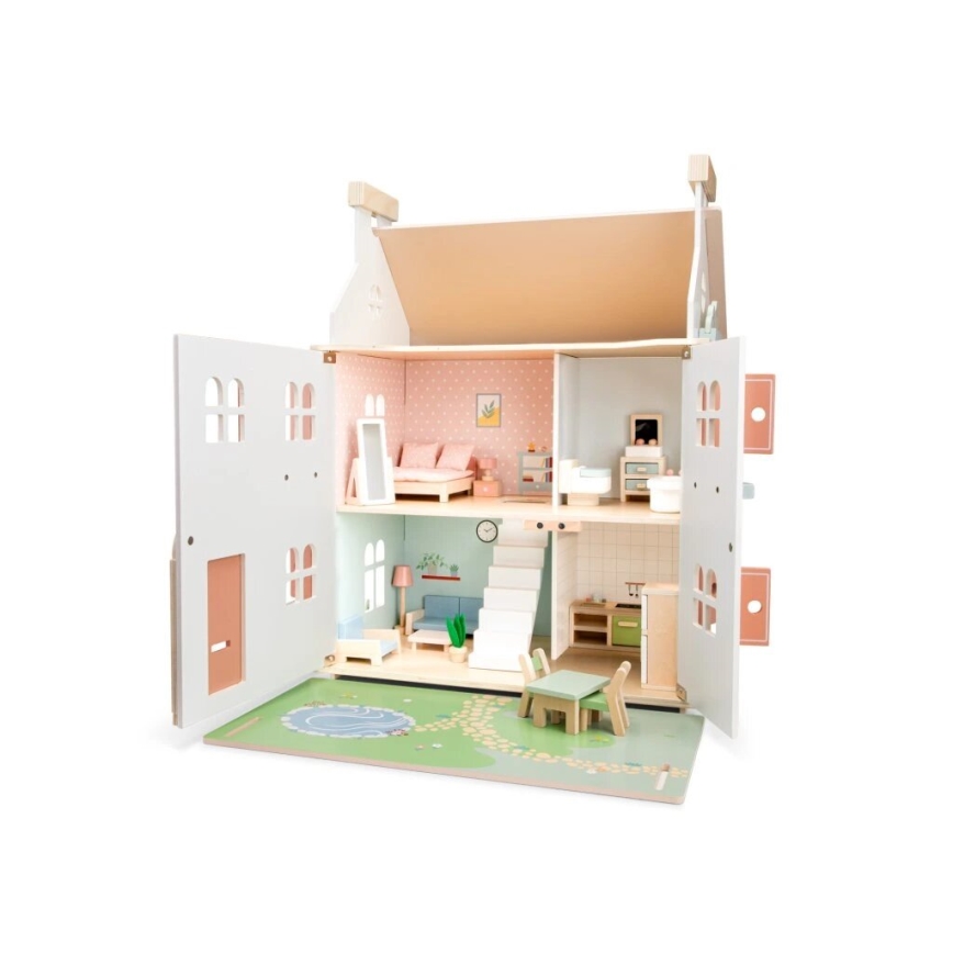 New Classic Toys - Koka leļļu māja