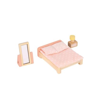 New Classic Toys - Koka leļļu māja sarkana