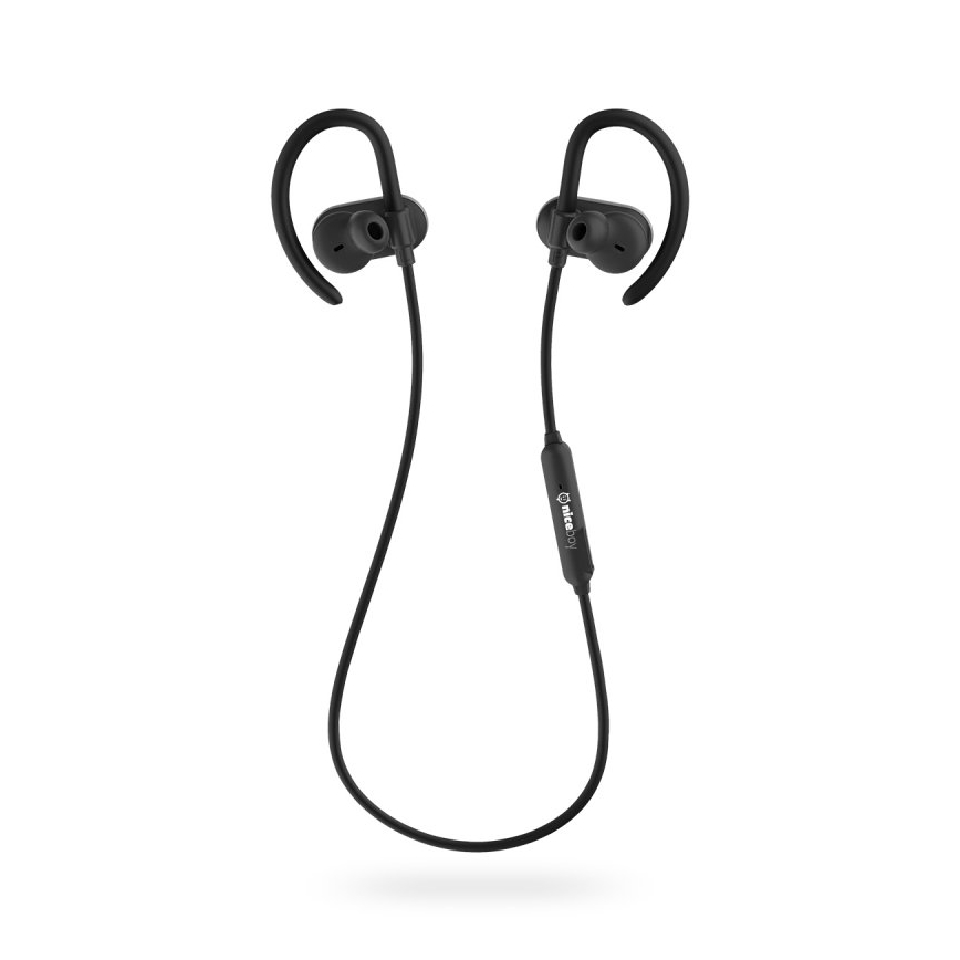 Niceboy HIVE sport 2 - Sporta austiņas ar mikrofonu IPX5 melna