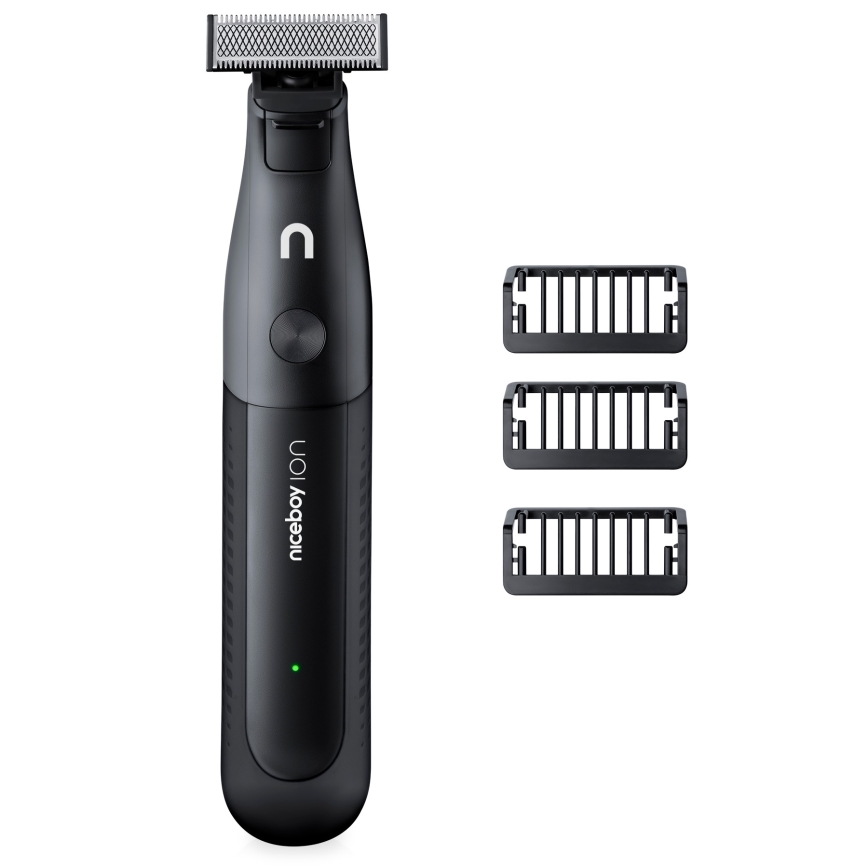 Niceboy ION AirBlade - Bārdas trimmeris 5W/5V 800 mAh IPX6 melna