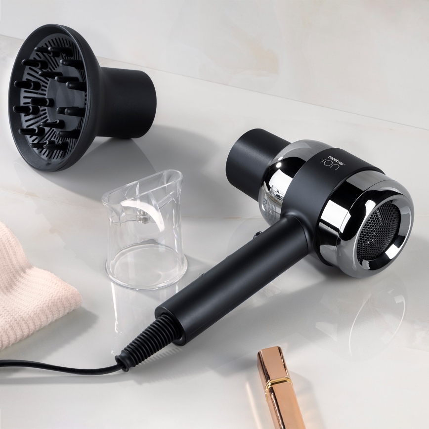 Niceboy ION AirSonic PRO - Matu fēns 2200W/230V melna