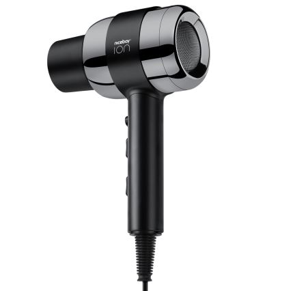 Niceboy ION AirSonic PRO - Matu fēns 2200W/230V melna