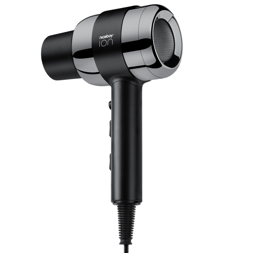 Niceboy ION AirSonic PRO - Matu fēns 2200W/230V melna