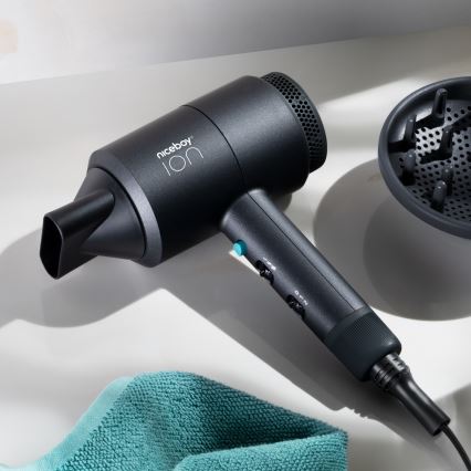 Niceboy ION AirSonic STAR - Matu fēns 2100W/230V melna