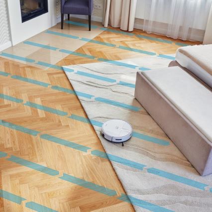 Niceboy ION Charles i4 - Viedais robota putekļu sūcējs 2in1 4400 mAh Wi-Fi balta + tālvadības pults