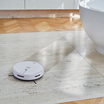 Niceboy ION Charles i4 - Viedais robota putekļu sūcējs 2in1 4400 mAh Wi-Fi balta + tālvadības pults