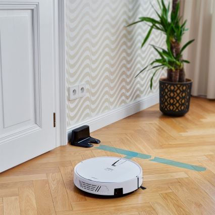 Niceboy ION Charles i4 - Viedais robota putekļu sūcējs 2in1 4400 mAh Wi-Fi balta + tālvadības pults