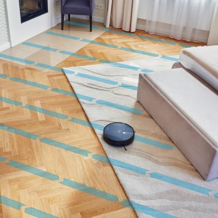Niceboy ION Charles i4 - Viedais robota putekļu sūcējs 2in1 4400 mAh Wi-Fi melna + tālvadības pults
