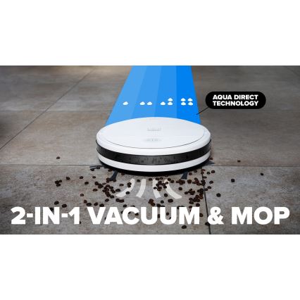 Niceboy ION Charles i6 - Viedais 2in1 robots putekļsūcējs 2600 mAh Wi-Fi balts