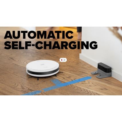 Niceboy ION Charles i6 - Viedais robota putekļu sūcējs 2in1 2600 mAh Wi-Fi balta