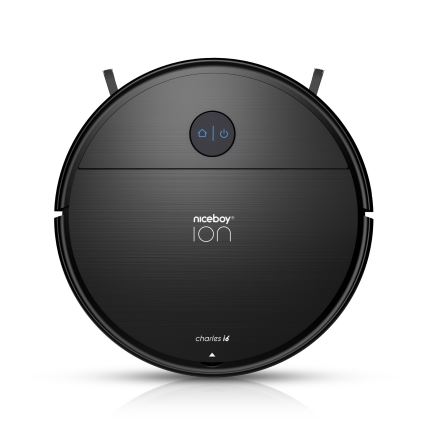 Niceboy ION Charles i6 - Viedais robota putekļu sūcējs 2in1 2600 mAh Wi-Fi melna