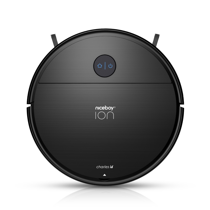 Niceboy ION Charles i6 - Viedais robota putekļu sūcējs 2in1 2600 mAh Wi-Fi melna