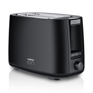 Niceboy ION Cruncher C1 - Tosteris ar divām atverēm un grauzdētavu 750W/230V melna