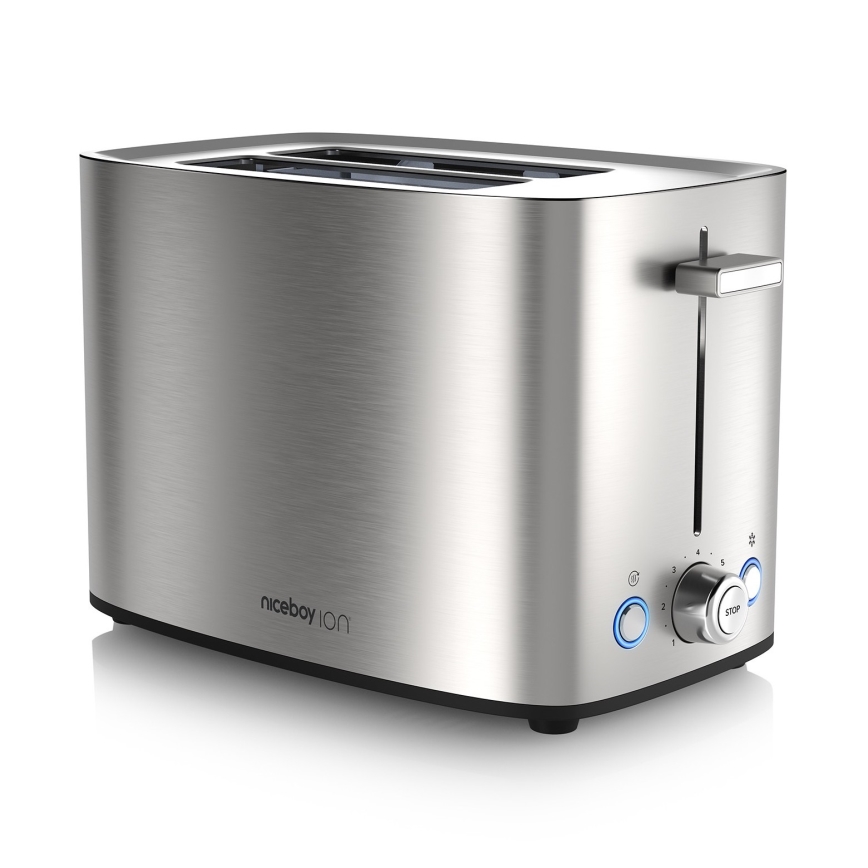Niceboy ION Cruncher C4 - Tosteris ar divām atverēm un grauzdētavu 850W/230V nerūsējošs tērauds