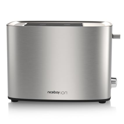 Niceboy ION Cruncher C4 - Tosteris ar divām atverēm un grauzdētavu 850W/230V nerūsējošs tērauds