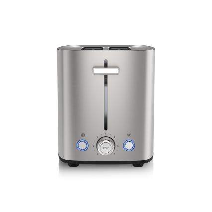 Niceboy ION Cruncher C4 - Tosteris ar divām atverēm un grauzdētavu 850W/230V nerūsējošs tērauds