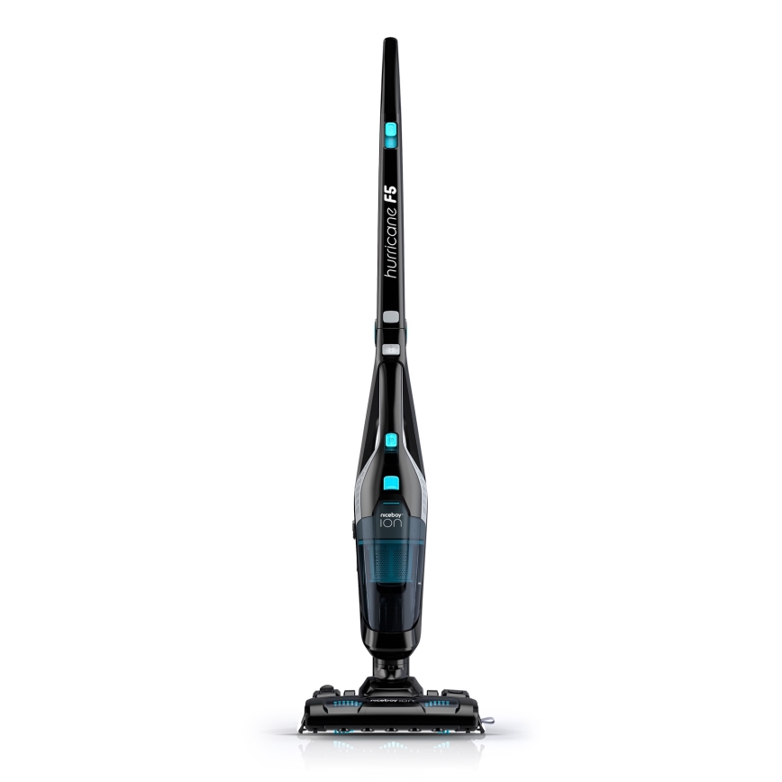 Niceboy ION Hurricane F7 - Bezvadu putekļu sūcējs 3in1 150W/2200 mAh melna
