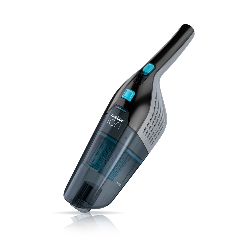 Niceboy ION Hurricane F7 - Bezvadu putekļu sūcējs 3in1 150W/2200 mAh melna