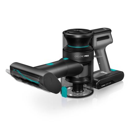 Niceboy ION Hurricane H7 - Pielāgojams bezvadu putekļu sūcējs 2in1 200W/2200 mAh melna