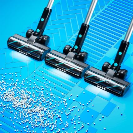Niceboy ION Hurricane H9 - Elastīgs bezvadu putekļsūcējs 2in1 400W/2200 mAh melns