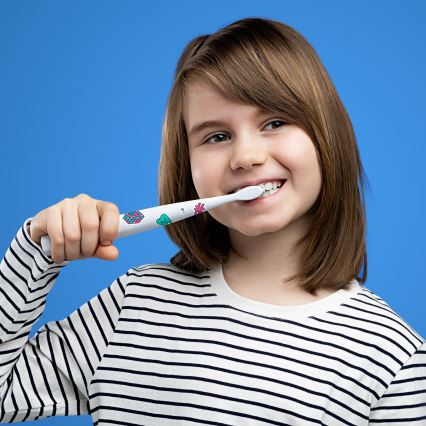 Niceboy ION Sonic Kids - Bērnu ultraskaņas zobu birste IPX7 balta