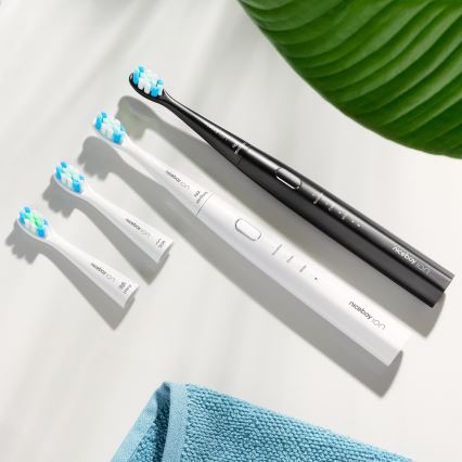 Niceboy ION Sonic Lite - Soniska zobu birste 500 mAh IPX7 balta