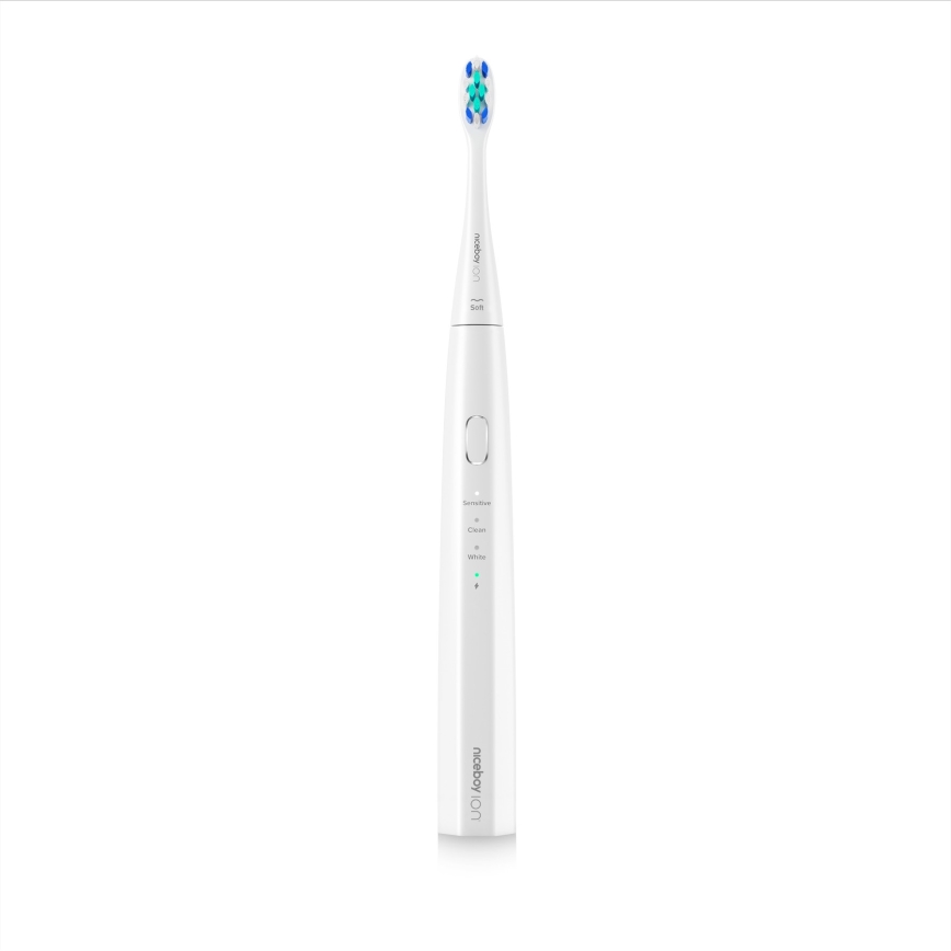 Niceboy ION Sonic Lite - Soniska zobu birste 500 mAh IPX7 balta