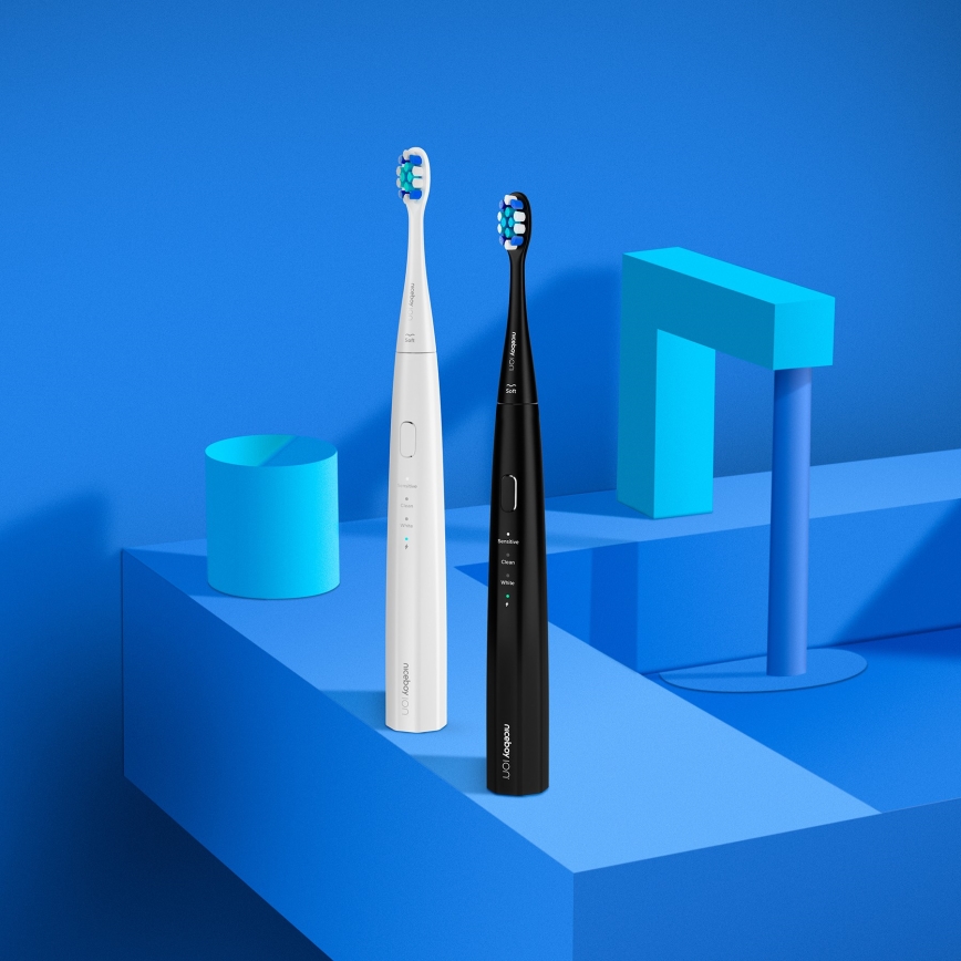 Niceboy ION Sonic Lite - Soniska zobu birste 500 mAh IPX7 melna