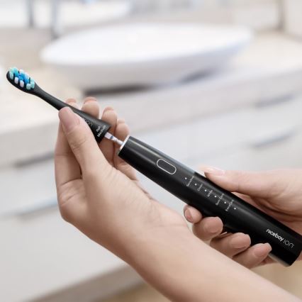 Niceboy ION Sonic - Ultraskaņas zobu birste 800 mAh IPX7 melna