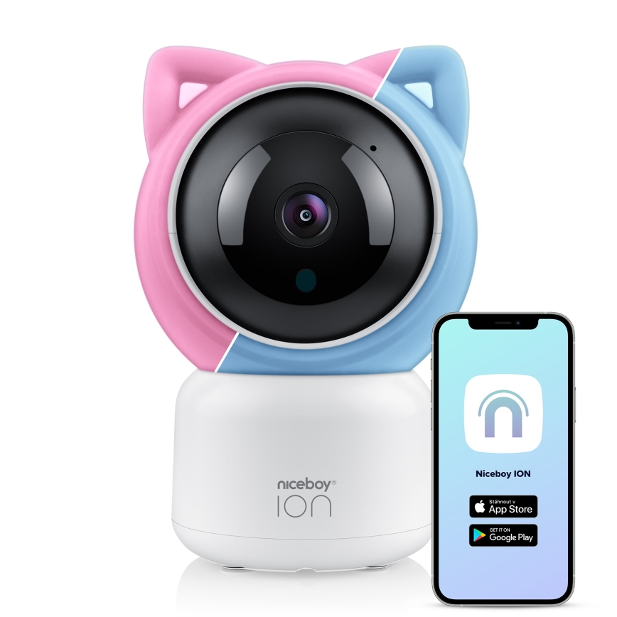 Niceboy ION Starlight SL3 - Viedā bērnu uzraudzības ierīce Full HD 1080p 5V Wi-Fi
