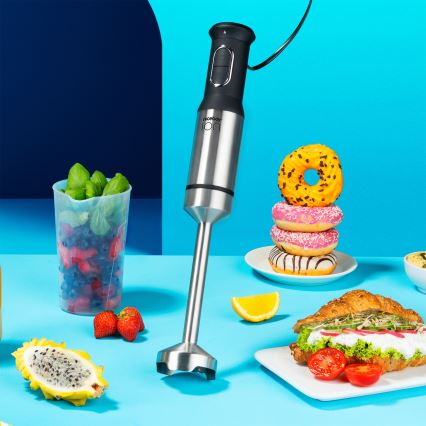 Niceboy ION Twister T2 - Rokas blenderis 1200W/230V nerūsējošs tērauds/melna