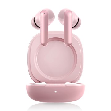 Niceboy Pins 4 PRO - Bezvadu austiņas ar ANC 380 mAh + 2x 35 mAh IP54 rozā
