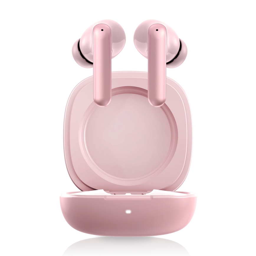 Niceboy Pins 4 PRO - Bezvadu austiņas ar ANC 380 mAh + 2x 35 mAh IP54 rozā