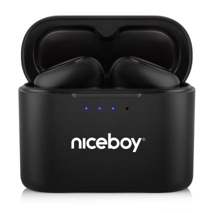 Niceboy Podsie 4 - Bezvadu austiņas IP54 melna