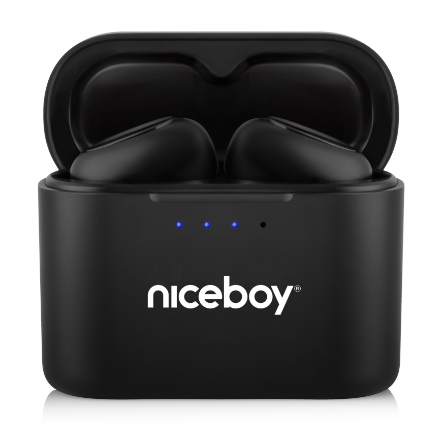 Niceboy Podsie 4 - Bezvadu austiņas IP54 melna