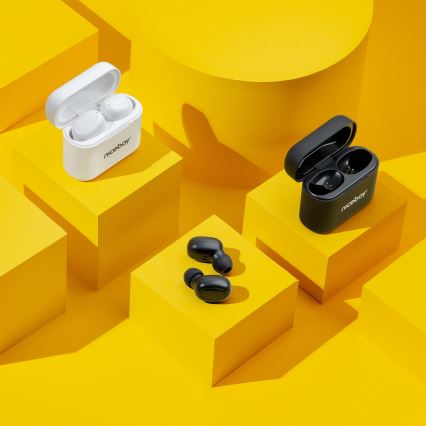 Niceboy Podsie 4 - Bezvadu earphones IP54 balta