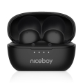 Niceboy Podsie 4 POP - Bezvadu austiņas 400 mAh + 2x 40 mAh IPX4 melna