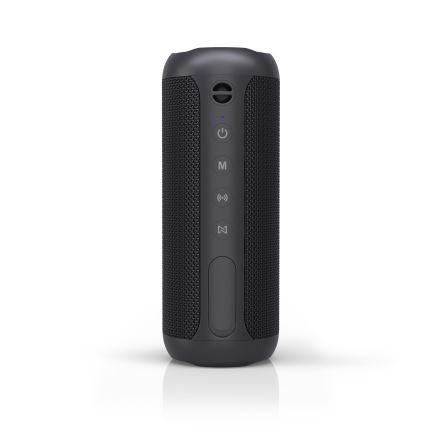 Niceboy Polaris - LED Bezvadu skaļrunis ar mikrofonu 30W/4000 mAh IPX7 melna